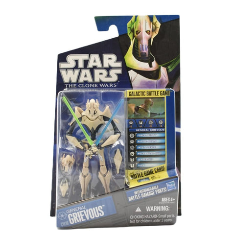 Star Wars The Clone Wars - General Grievous Action Figure - CW10 - Toys & Games:Action Figures & Accessories:Action Figures