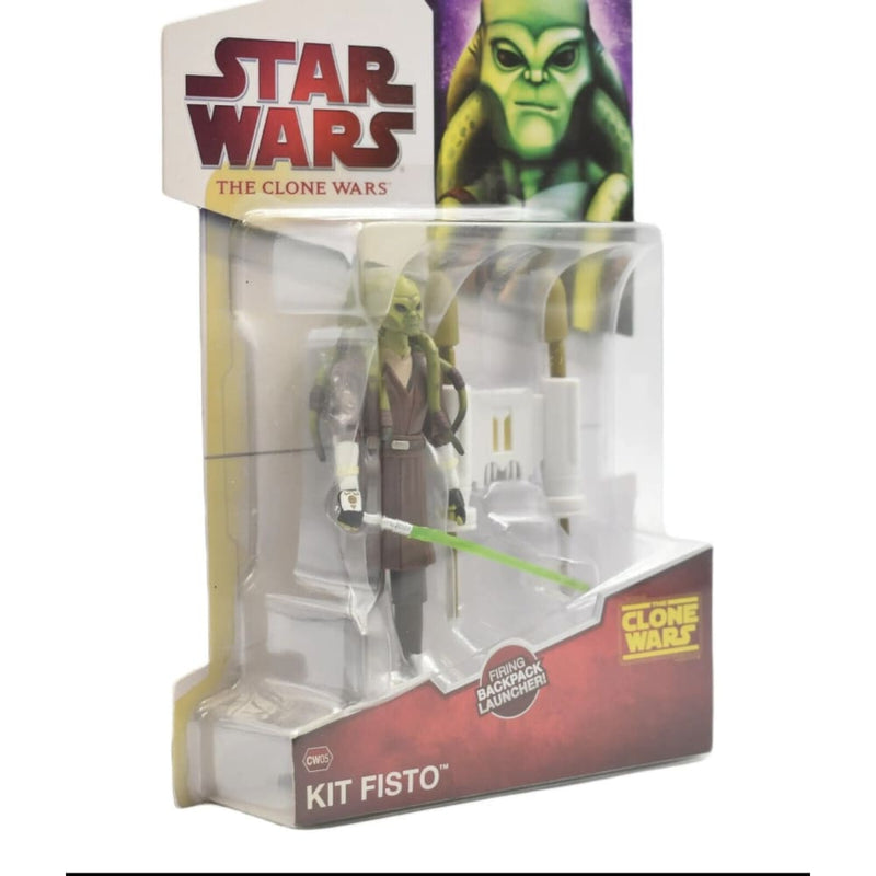 Star Wars The Clone Wars - Kit Fisto Action Figure - CW05 - Toys & Games:Action Figures & Accessories:Action Figures