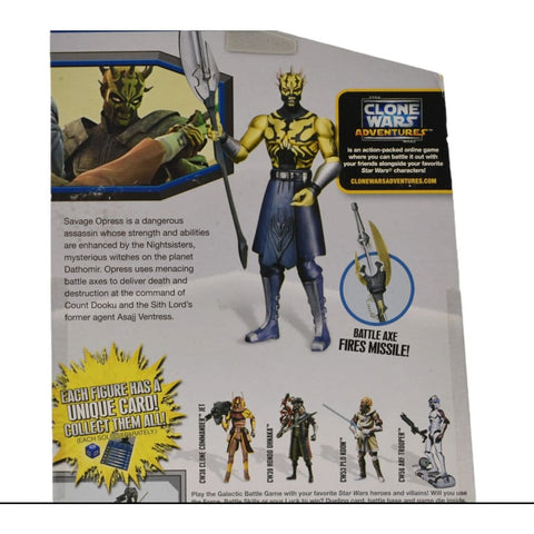 Star Wars The Clone Wars - Savage Opress Action Figure - CW55 - Toys & Games:Action Figures & Accessories:Action Figures