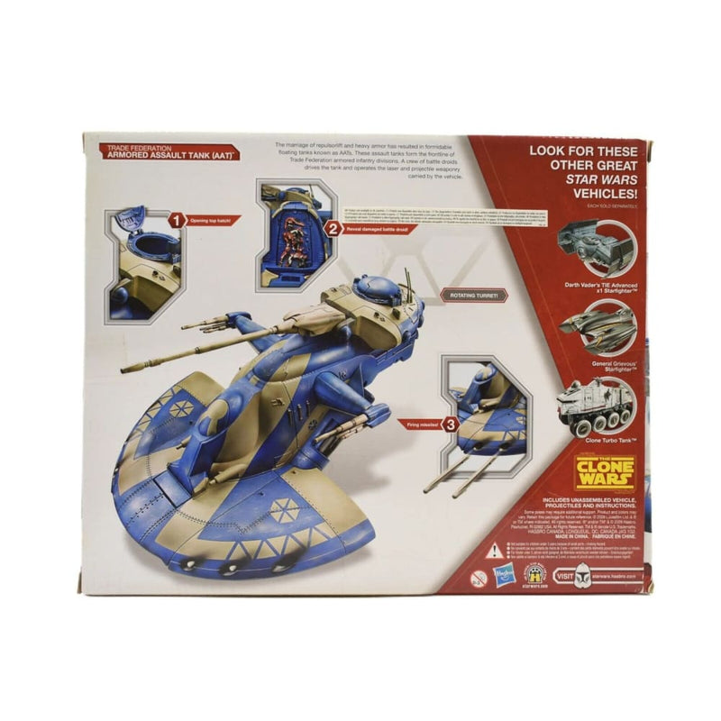 Star Wars The Clone Wars - Trade Federation Armored Assault Tank (AAT) Vehicle - Toys & Games:Action Figures & Accessories:Action Figures