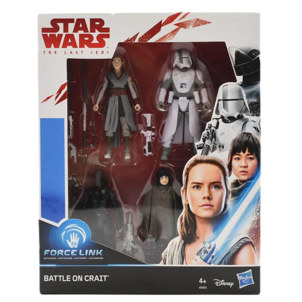 Star Wars The Last Jedi Force Link - Battle on Crait Action Figure Set - Toys & Games:Action Figures & Accessories:Action Figures