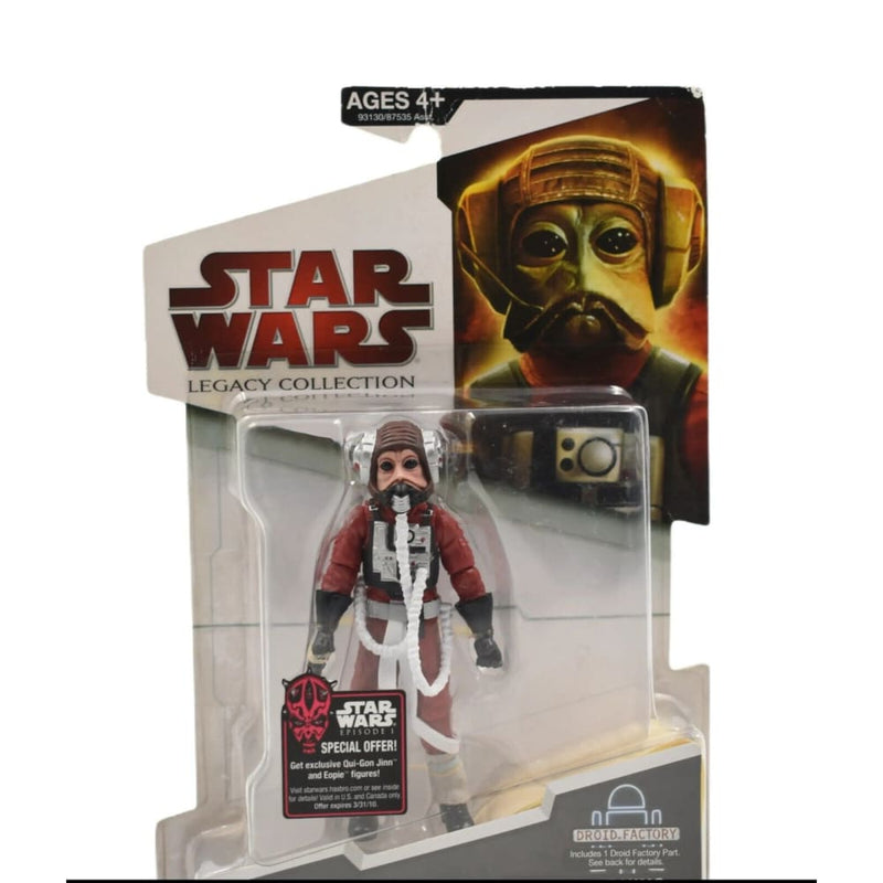 Star Wars The Legacy Collection Droid Factory - Nien Nunb (B-Wing Pilot) - BD19 - Toys & Games:Action Figures & Accessories:Action Figures