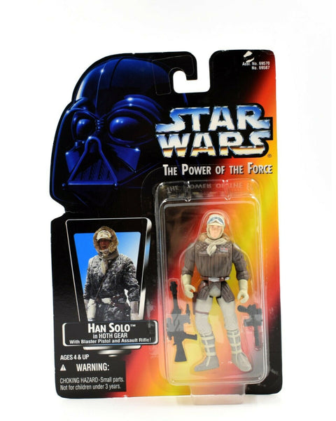 Star Wars The Power of The Force (Red) - Han Solo in Hoth Gear Action Figure - Toys & Games:Action Figures:TV Movies & Video Games