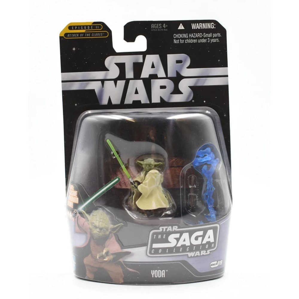 Star Wars The Saga Collection #019 Yoda (Battle of Geonosis) Action Figure - Toys & Games:Action Figures & Accessories:Action Figures