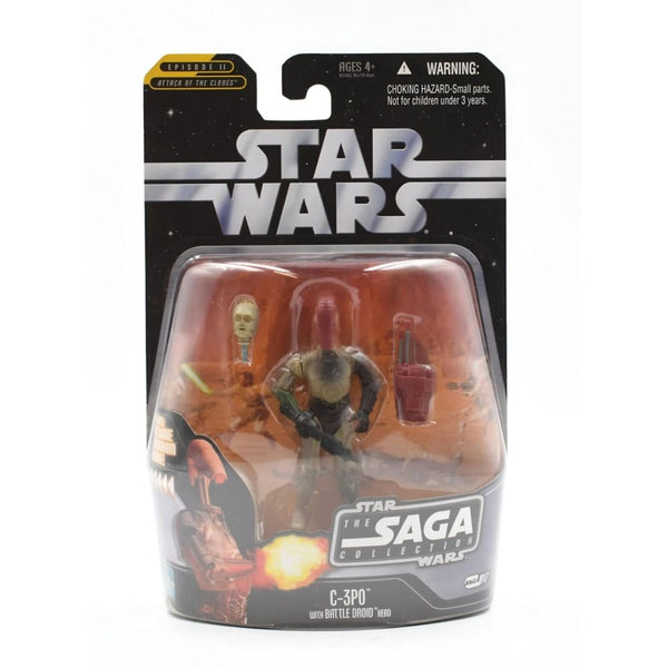 Star Wars The Saga Collection #17 C-3PO with Battle Droid Head Action Figure - Toys & Games:Action Figures & Accessories:Action Figures