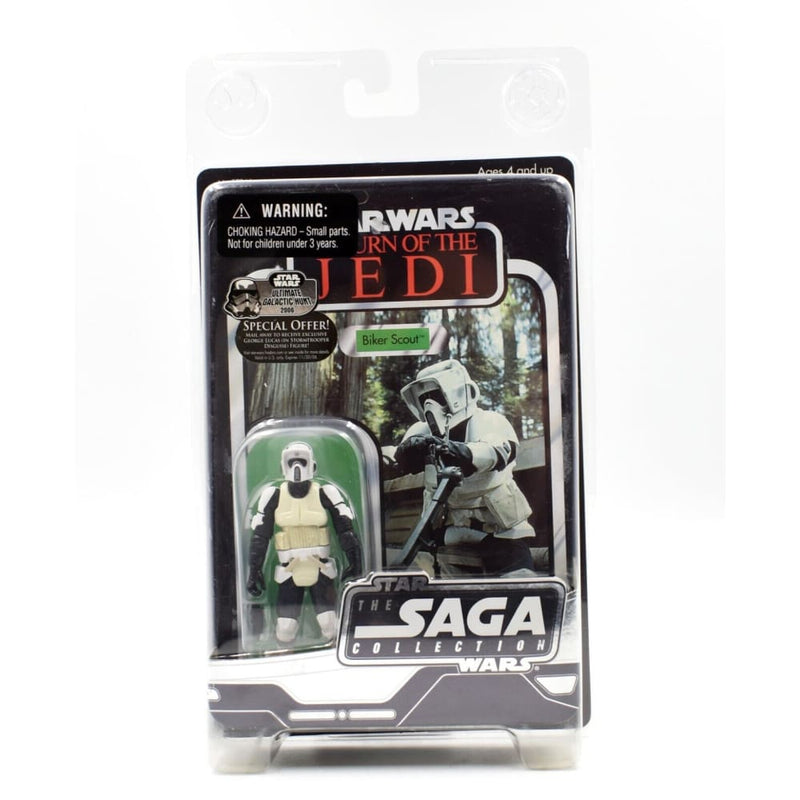 Star Wars The Saga Collection - Biker Scout Action Figure - Toys & Games:Action Figures & Accessories:Action Figures