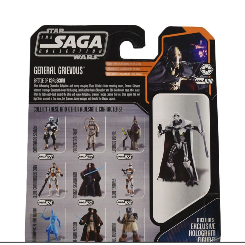 Star Wars The Saga Collection General Grievous Battle of Coruscant Action Figure - Toys & Games:Action Figures & Accessories:Action Figures