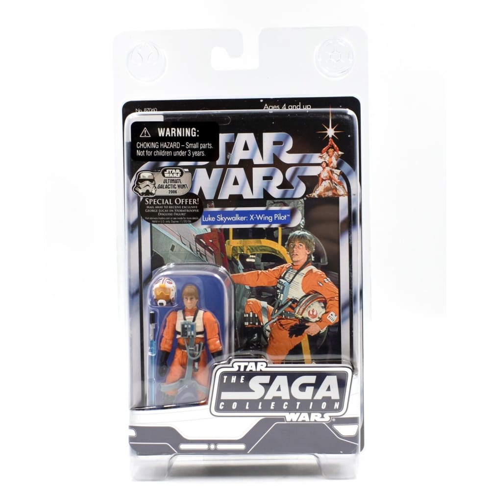 Star Wars The Saga Collection - Luke Skywalker X-Wing Pilot Action Figure - Toys & Games:Action Figures & Accessories:Action Figures