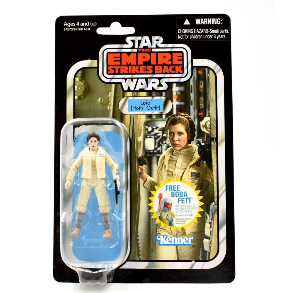 Star Wars The Vintage Collection - Princess Leia (Hoth Outfit) Figure VC02 2010 - Toys & Games:Action Figures & Accessories:Action Figures