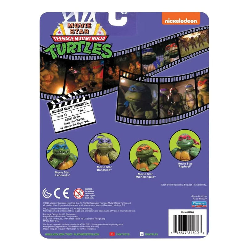 Teenage Mutant Ninja Turtles Classic - Movie Star Donnie Action Figure - Toys & Games:Action Figures & Accessories:Action Figures