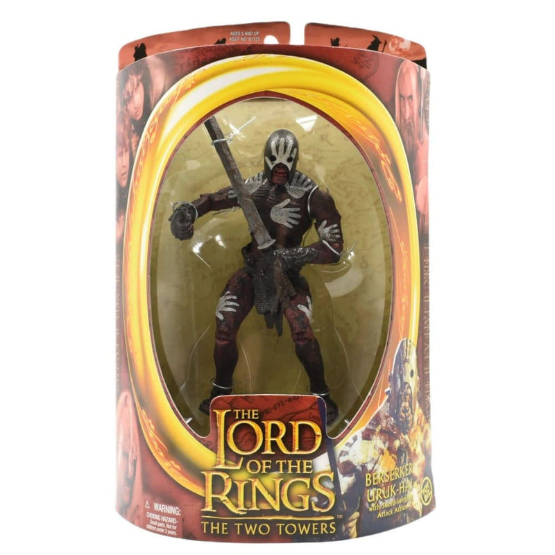 The Lord of the Rings Two Towers - Berseker Uruk-Hai Action Figure - Toys & Games:Action Figures & Accessories:Action Figures