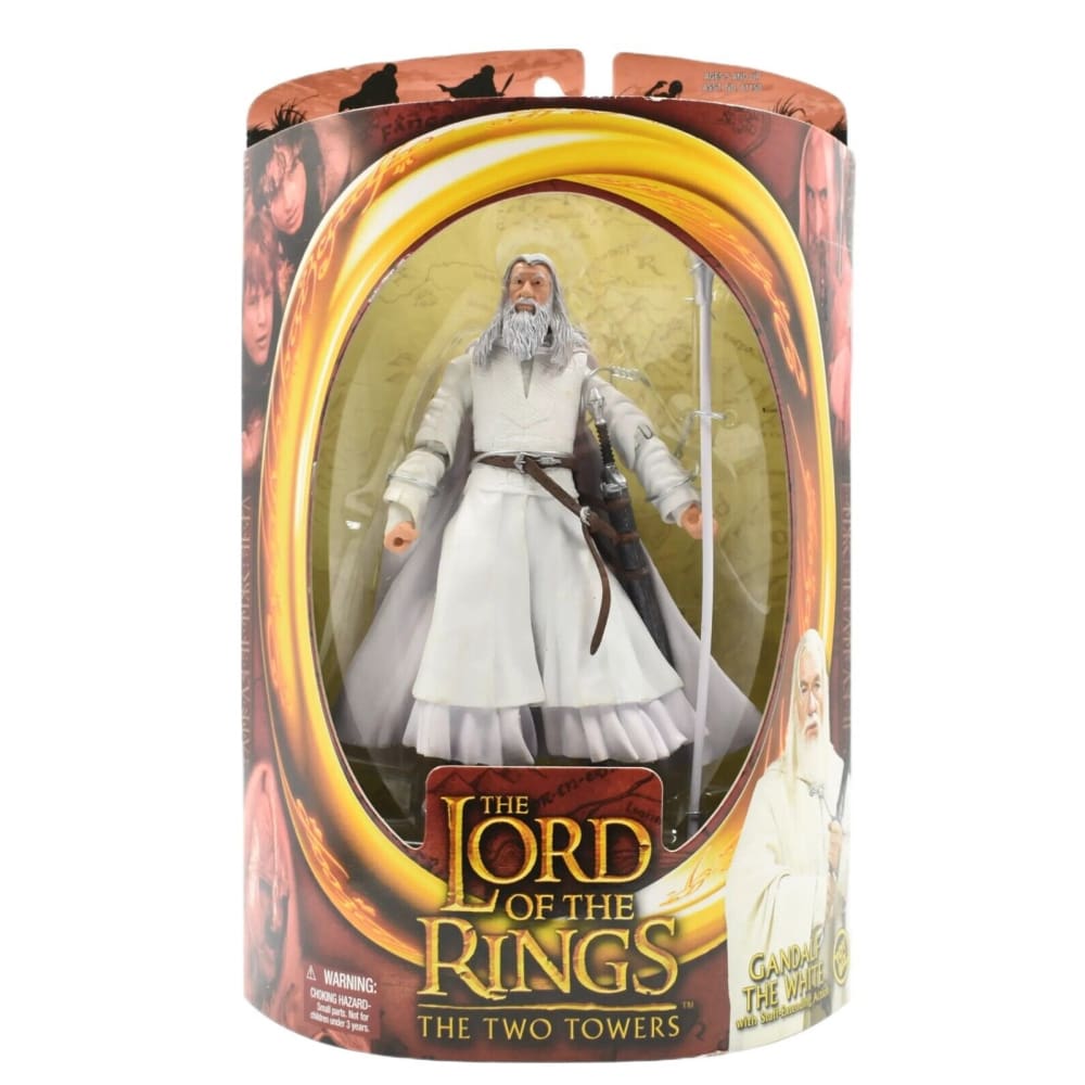 The Lord of the Rings Two Towers - Gandalf The White Action Figure - Toys & Games:Action Figures & Accessories:Action Figures