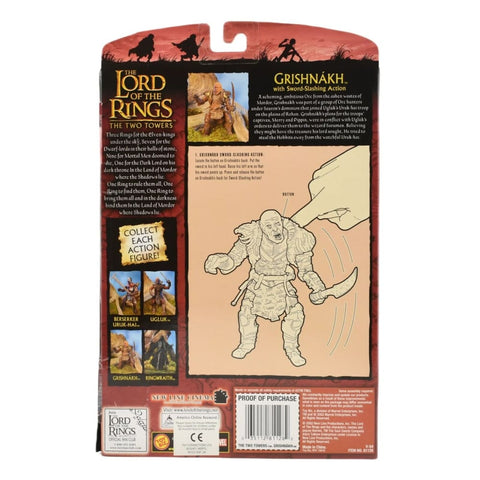 The Lord of the Rings Two Towers - Grishnakh Action Figure - Toys & Games:Action Figures & Accessories:Action Figures