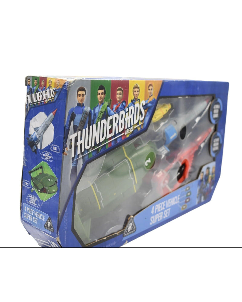 Thunderbirds Are Go - TB1 TB2 TB3 & TB4 - 4 Piece Vehicle Super Set - Toys & Games:Action Figures & Accessories:Action Figures