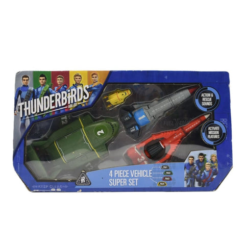 Thunderbirds Are Go - TB1 TB2 TB3 & TB4 - 4 Piece Vehicle Super Set - Toys & Games:Action Figures & Accessories:Action Figures