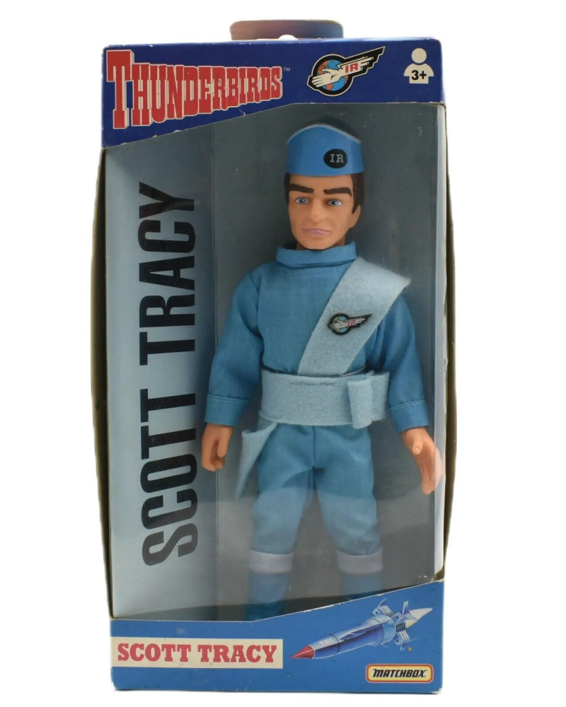 Matchbox 1994 Thunderbirds - Scott Tracy 10.5’’ Scale Action Figure - Toys & Games:Action Figures & Accessories:Action Figures