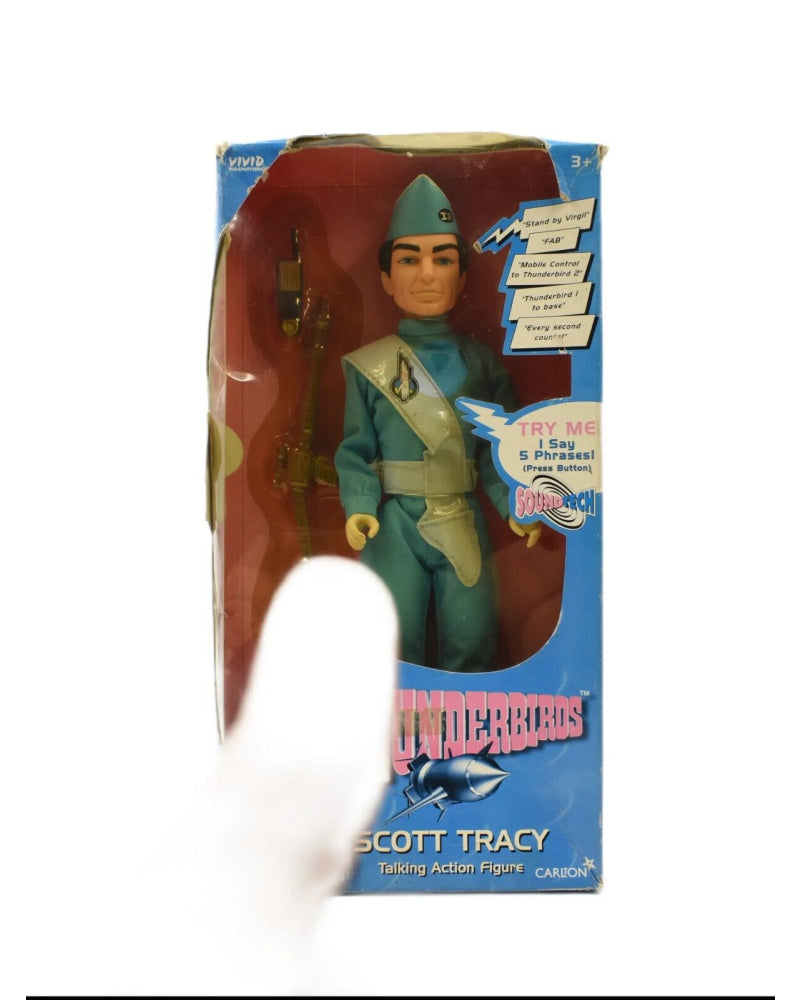 Carlton 1999 Thunderbirds - Scott Tracy 12’’ Scale Talking Action Figure - Toys & Games:Action Figures & Accessories:Action Figures