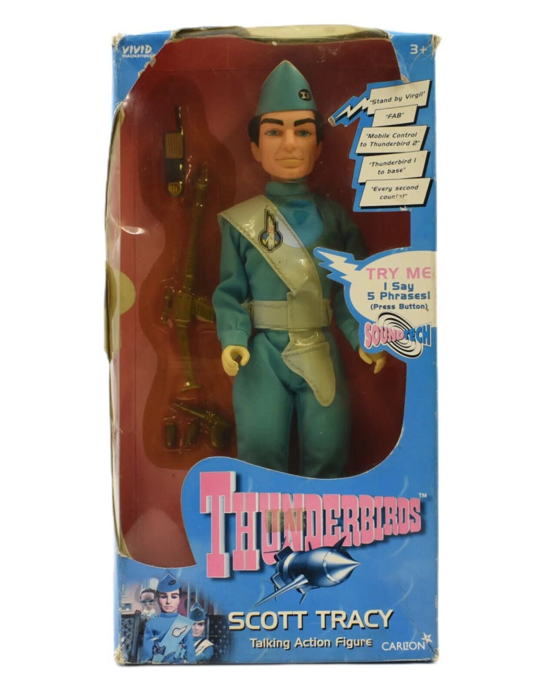 Carlton 1999 Thunderbirds - Scott Tracy 12’’ Scale Talking Action Figure - Toys & Games:Action Figures & Accessories:Action Figures