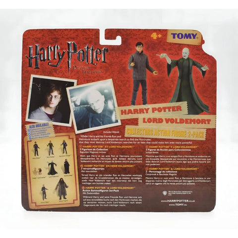 TOMY Harry Potter & The Deathly Hallows & Lord Voldemort Action Figure 2-Pack - Toys & Games:Action Figures & Accessories:Action Figures