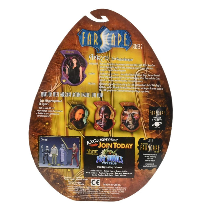 Toy Vault - FarScape Series 2 - Aeryn Sun Action Figure - Toys & Games:Action Figures & Accessories:Action Figures