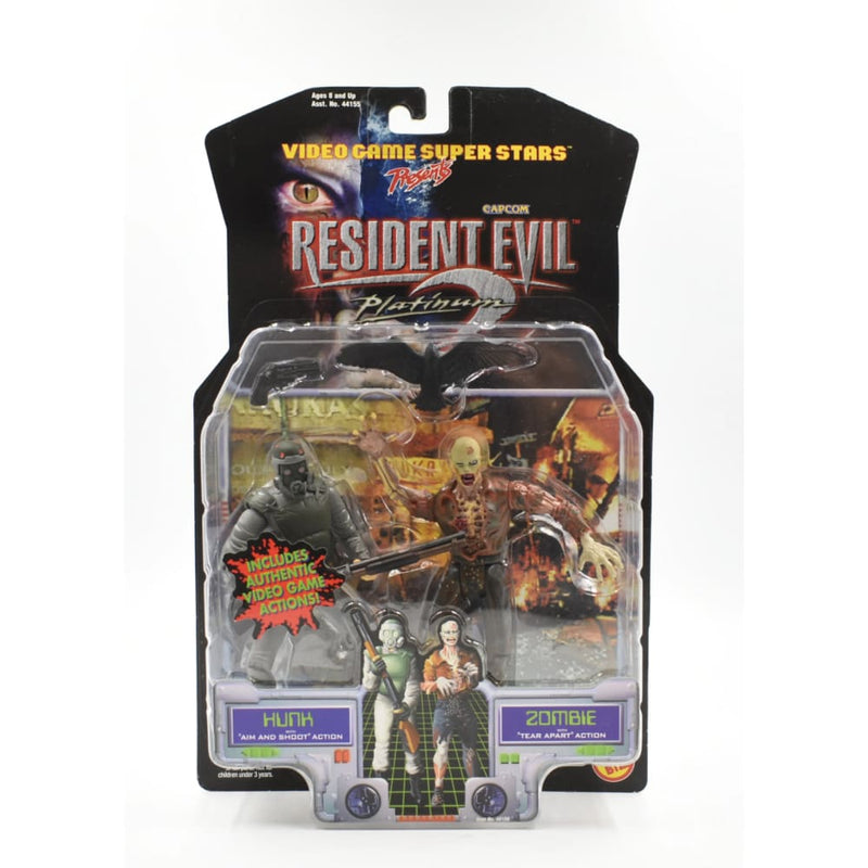 ToyBiz - Capcom Resident Evil 2 - Hunk & Zombie Action Figure 2-Pack - Toys & Games:Action Figures & Accessories:Action Figures