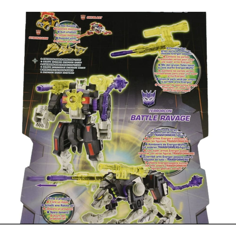 Transformers Energon Robots in Disguise - Terrorcon Battle Ravage Action Figure - Toys & Games:Action Figures & Accessories:Action Figures