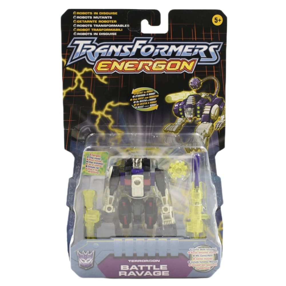 Transformers Energon Robots in Disguise - Terrorcon Battle Ravage Action Figure - Toys & Games:Action Figures & Accessories:Action Figures