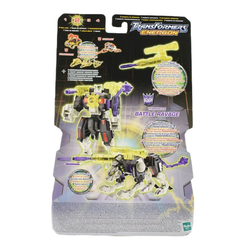 Transformers Energon Robots in Disguise - Terrorcon Battle Ravage Action Figure - Toys & Games:Action Figures & Accessories:Action Figures