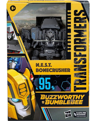 Transformers Studio Series 95 - Buzzworthy Bumblebee N.E.S.T. Bonecrusher Figure - Toys & Games:Action Figures & Accessories:Action Figures