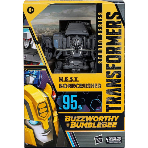 Transformers Studio Series 95 - Buzzworthy Bumblebee N.E.S.T. Bonecrusher Figure - Toys & Games:Action Figures & Accessories:Action Figures