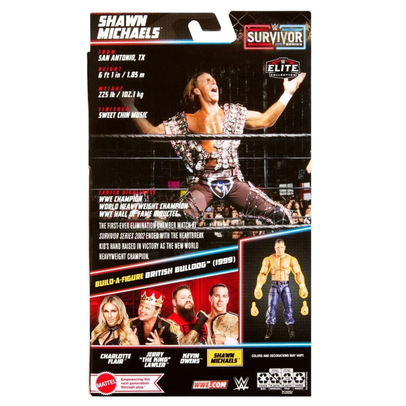 WWE Elite Collection Survivor Series - Shawn Michaels Action Figure - Toys & Games:Action Figures & Accessories:Action Figures