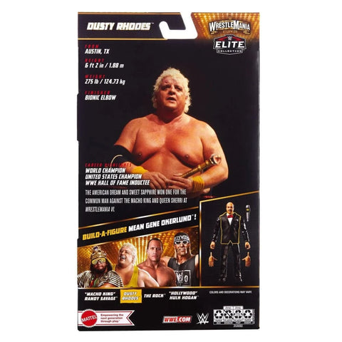 WWE Elite Collection Wrestlemania 2023 - Dusty Rhodes Action Figure - IN STOCK - Toys & Games:Action Figures & Accessories:Action Figures