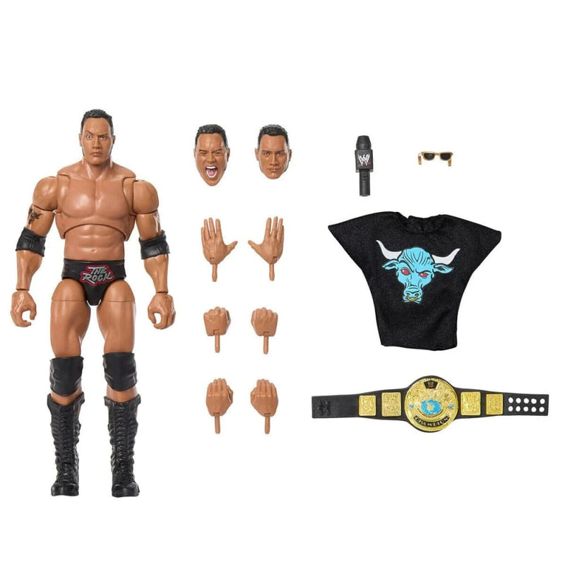 WWE Ultimate Edition Greatest Hits Wave 2 - The Rock Action Figure - Toys & Games:Action Figures & Accessories:Action Figures